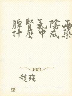 脾肾气阴两虚吃什么中成药