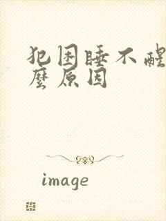 犯困睡不醒是什么原因