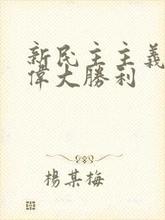 新民主主义革命伟大胜利