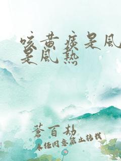 咳黄痰是风寒还是风热