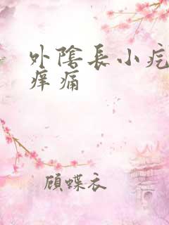 外阴长小疙瘩瘙痒痛