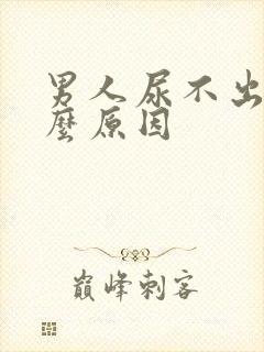 男人尿不出是什么原因