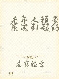 老年人头晕是啥原因引起的