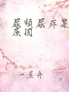 尿频尿疼是什么原因