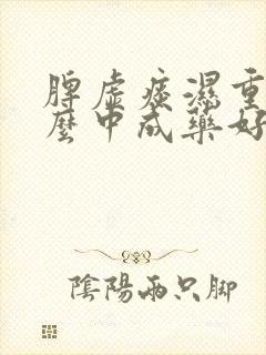 脾虚痰湿重吃什么中成药好