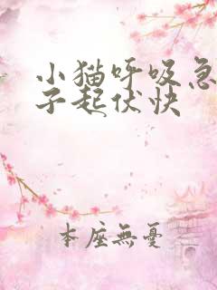 小猫呼吸急促肚子起伏快