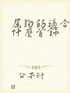 属狗的适合佩戴什么首饰