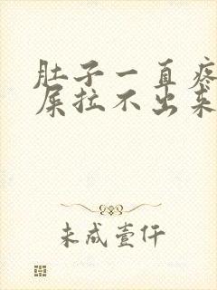 肚子一直疼想拉屎拉不出来怎么回事