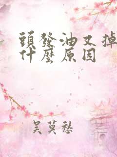 头发油又掉发是什么原因