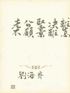 老公坚决离婚我不愿意离怎样解决