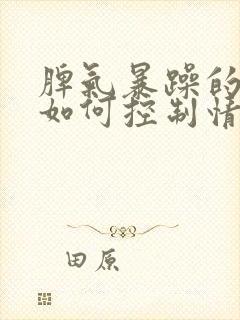 脾气暴躁的妈妈如何控制情绪去教育孩子