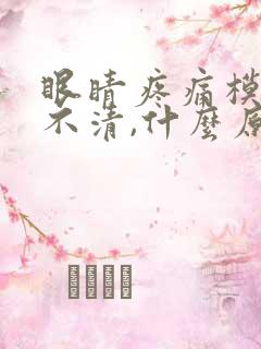 眼睛疼痛模糊看不清,什么原因引起的