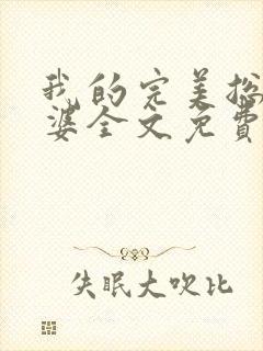 我的完美总裁老婆全文免费阅读