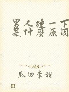 男人硬一下又软是什么原因