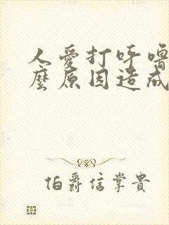 人爱打呼噜是什么原因造成的