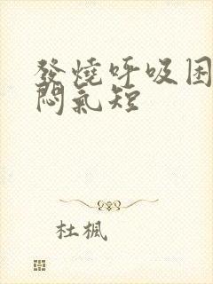 发烧呼吸困难胸闷气短