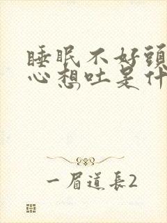 睡眠不好头晕恶心想吐是什么原因