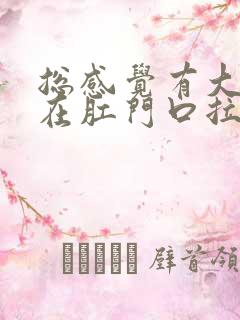 总感觉有大便堵在肛门口拉不出来