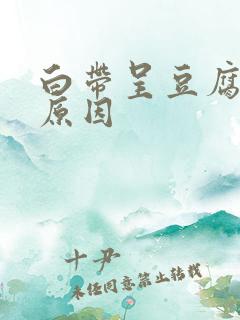 白带呈豆腐渣状原因