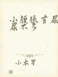 小腹胀有尿意却尿不多