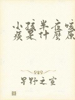 小孩半夜咳嗽有痰是什么原因