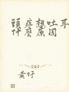 头疼想吐耳鸣是什么原因