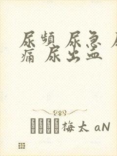 尿频 尿急 尿痛 尿出血