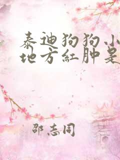 泰迪狗狗小便的地方红肿是怎么回事