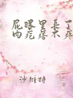 屁眼里长了一个肉疙瘩不疼不痒