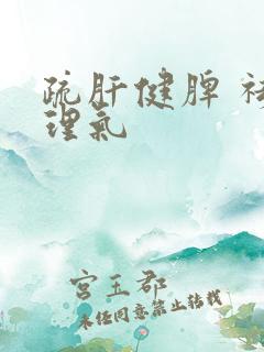 疏肝健脾 祛湿理气