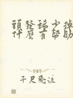 头发稀少掉发吃什么有帮助