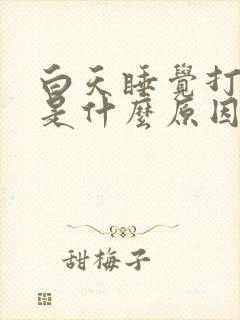 白天睡觉打呼噜是什么原因引起的