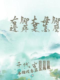 右脚大母脚趾旁边疼是怎么回事