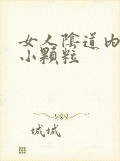 女人阴道内有个小颗粒