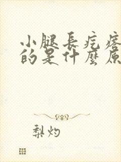 小腿长疙瘩硬硬的是什么原因