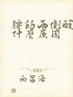 腰的两侧酸痛是什么原因