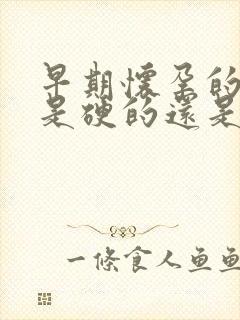 早期怀孕的肚子是硬的还是软的