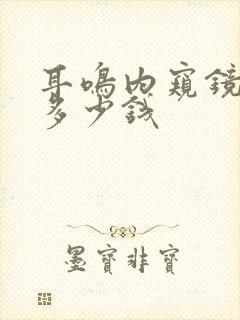 耳鸣内窥镜检查多少钱