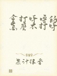 会打呼噜的人要怎么不打呼噜