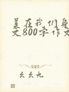 美在我们身边作文800字作文