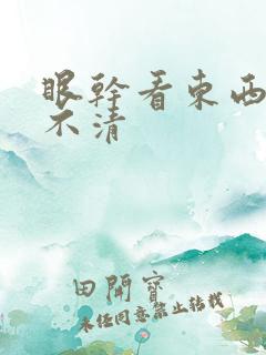 眼干看东西模糊不清