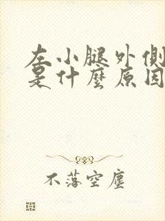 左小腿外侧麻木是什么原因