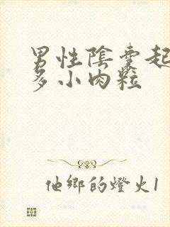 男性阴囊起了很多小肉粒