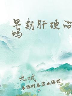 早期肝硬治得好吗