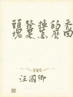 头发掉的秃了一块是怎么回事