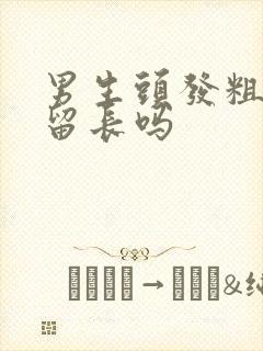 男生头发粗适合留长吗