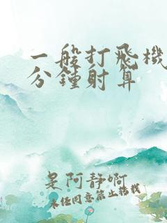 一般打飞机多少分钟射算