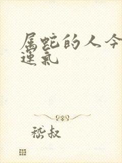 属蛇的人今天的运气