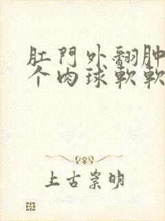 肛门外翻肿了一个肉球软软的该怎么治疗