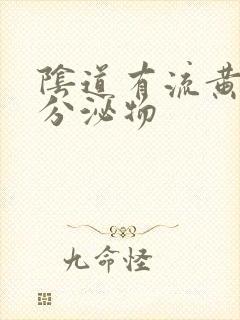 阴道有流黄脓状分泌物